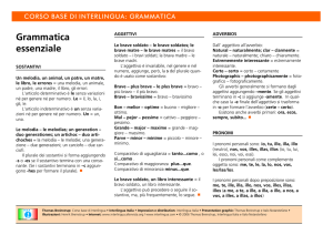 Grammatica essenziale