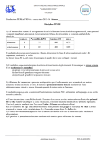 Simulazione di Terza prova TPSEE