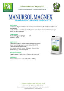 CONCIME MINERALE A BASE DI MAGNESIO NITRATO