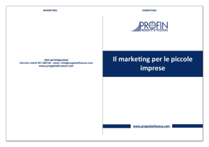 Il marketing per le piccole imprese