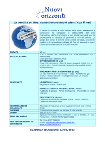 corso"La vendita on line