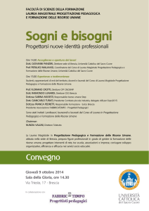 Locandina Sogni e bisogni