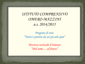 Diapositiva 1 - Istituto Comprensivo Omero