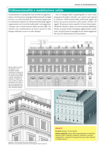 Tridimensionalità e modellazione solida