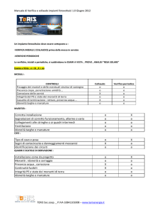 Verifica impianti FV