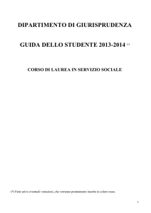 Corso di laurea in Servizio sociale, Corso di laurea magistrale in