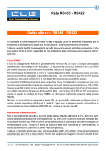 Guida alla rete RS485