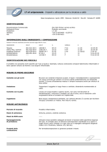 Scheda di Sicurezza