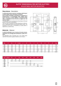 slitte tendicinghia per motori elettrici adjustable