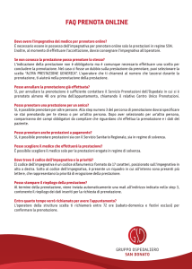 guida online FAQ - Gruppo Ospedaliero San Donato