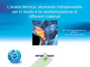 L`analisi termica