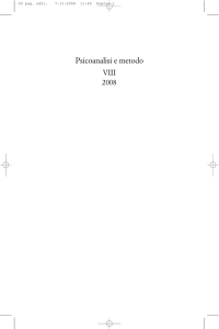 Psicoanalisi e metodo