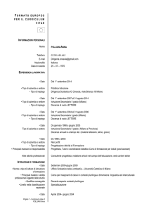 Curriculum vitae