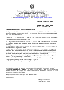 Gli articoli 1 e 2 della legge n. 211 del 20 luglio 2000 definiscono