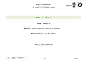 Tecnologia e progettazione di sistemi elettrici ed