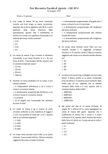 Test parziale meccanica