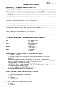 verifica bussola e orientamento
