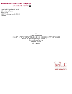 Redalyc. I principi direttivi per la revisione del codice di diritto