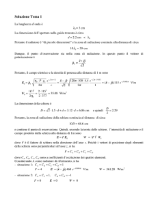 Soluzione Tema 1