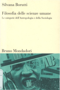 Silvana Borutti Filosofia delle scienze umane