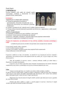 i minerali - CIDI Firenze