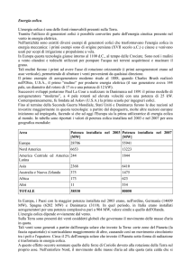 eolica, energia - Fondazione Telios