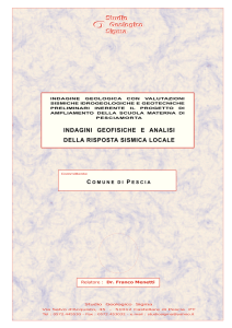 Relazione sismica