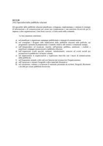 2432 Specialisti delle pubbliche relazioni