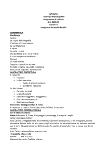 Programma di italiano AS 2014/15 Classe IB