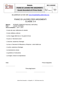 procedura didattica - linea didattica