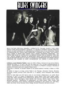 nella cultura spicciola europea e soprattutto italiana, blues e jazz