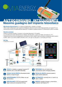 autoconsumo intelligente