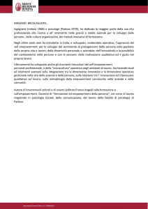 Profilo professionale Bruscaglioni