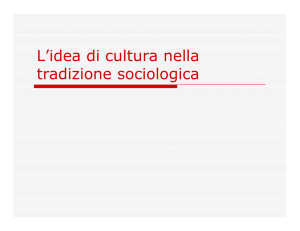 La cultura in due tradizioni sociologiche