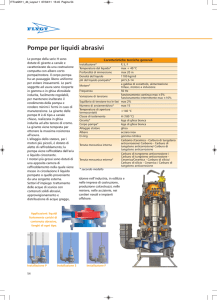 Pompe per liquidi abrasivi
