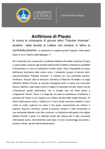 Anfitrione di Plauto