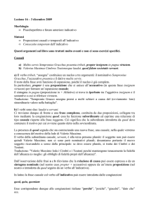 023- Lezione 16 subordinate all`indicativo