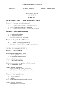 programma italiano 1^ C