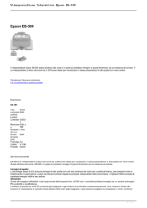 Videoproiettore Interattivo Epson EB-580