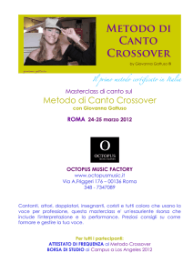 Metodo di Canto Crossover