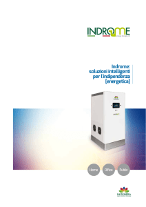 Indrome: soluzioni intelligenti per l`indipendenza [energetica]