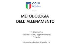 Teoria e metodologia dell`allenamento
