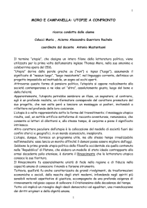 MORO E CAMPANELLA: UTOPIE A CONFRONTO