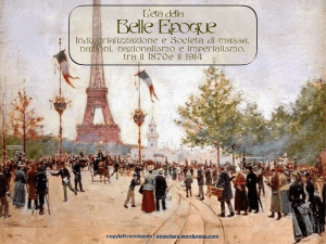L`età della Belle Epoque