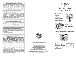 L`Ora Di Religione - Lezioni di religione