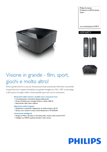 HDP1690TV/EU Philips Proiettore a LED Screeneo Smart