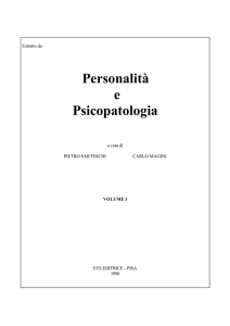 osservazioni sui problemi dell`imputabilita` delle personalita