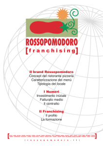 PRESENTAZIONE ROSSOPOMODORO