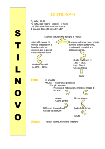 LO STILNOVO