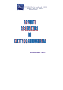 appunti schematici di elettrocardiografia